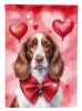 Welsh Springer Spaniel My Valentine Garden Flag Mailbox Flag Decorative Yard Flag Banner Outside Patio Artwork Yard Flower Beds, Garden Size