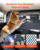VEVOR Dog Car Barrier, 46" Wide Car Divider for Cargo Area, Vehicle Pet Barrier with See Through Net Mesh