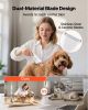 VEVOR Dog Clippers for Grooming, 4 in 1 Dog Grooming Kit, Low Noise, Rechargeable Pet Shaver with 6 Combs & 4 Detachable Blades