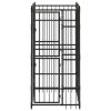 Dog Kennel Black Powder-coated steel One Size Durable