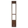 VEVOR Dog Door for Sliding Glass Door, 75 7/8 to 80 11/16 in Adjustable Height, Aluminum Alloy Frame with Rotating Hinges, Lock Design