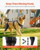 VEVOR Dog Knee Brace for Torn ACL, Dog Leg Brace with Adjustable Hinge Stabilizer, Pet Knee Support Harness for Right Hind Leg, Pain Relief