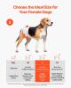 VEVOR Disposable Dog Diapers, Super Absorbent Female Dog Diapers, 360° Leak-Proof Female Doggy Pet Diaper with Wetness Indicator for Heat Period