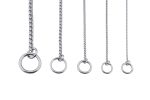 Slip Snake Show Chain Collar (22 in x 2.4mm)