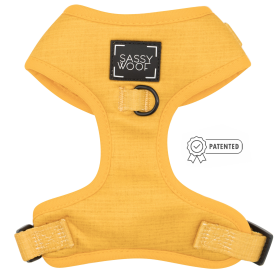Adjustable Harness (Color: Sunflower Fields, size: XLarge)