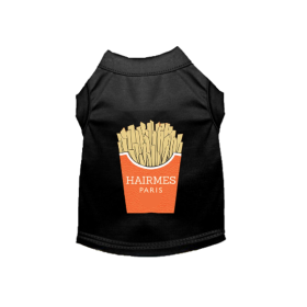 A Side of Hairmes French Fries Dog Shirt (size: medium)