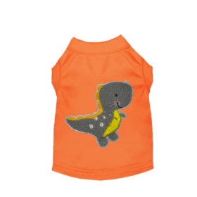 Baby Dino Tee (Color: Orange, size: large)