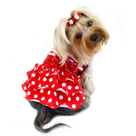 A Sparkling Bow Ruffle Layered Dress (size: XS)