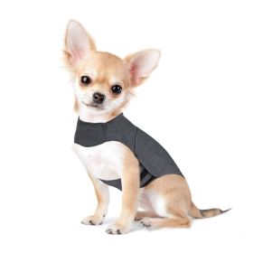 Anxiety Dog Warm Jacket/Vest (Option: Heather Gray-XXS)
