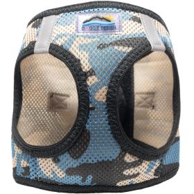 Dog Choke Free Harness American River Camouflage Collection (Color: Blue Camo, size: XX-Small)