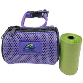 Dog Poop Bag Holder From American River (Color: Paisley Purple, size: One Size)