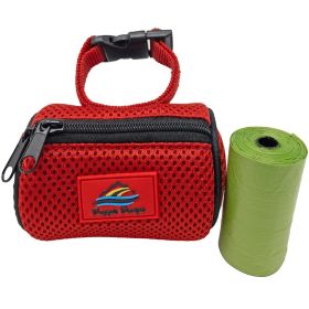 Dog Poop Bag Holder From American River (Color: Red, size: One Size)