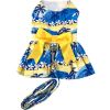 Dog Dress Catching Waves with Matching Leash