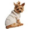 Dog Cable Knit Sweater Combed Cotton