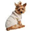 Dog Cable Knit Sweater Combed Cotton