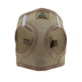 Dog Harness American River Solid Ultra Choke Free (Color: Fossil Brown, size: M)