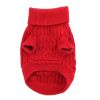 Dog Cable Knit Sweater Combed Cotton