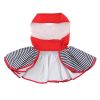 Dog Sailor Girl Dress with Matching Leash