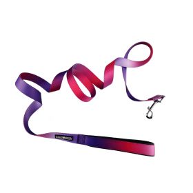 Leash American River Ombre (Color: Raspberry Sundae, size: 1 inch wide x 6 feet long)