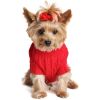 Dog Cable Knit Sweater Combed Cotton