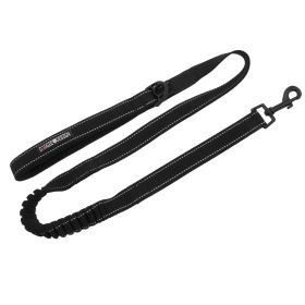 Dog Leash, Soft Pull Traffic (Color: Black, size: One Size)