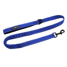 Dog Leash, Soft Pull Traffic (Color: Cobalt Blue, size: One Size)