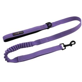 Dog Leash, Soft Pull Traffic (Color: Paisley Purple, size: One Size)